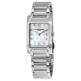 Baume and Mercier Hampton Mother of Pearl Diamond Ladies Watch #10051 - Watches of America