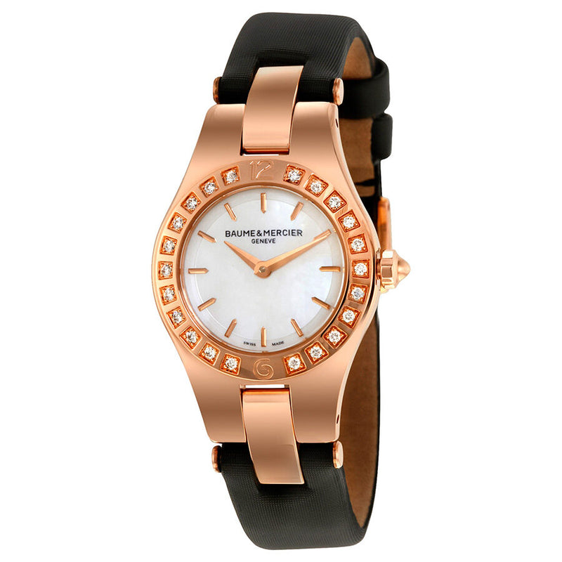 Baume and Mercier Linea Mother of Pearl Dial Ladies Watch #10091 - Watches of America