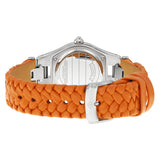 Baume and Mercier Linea Mother of Pearl Dial Orange Leather Ladies Watch #10115 - Watches of America #3