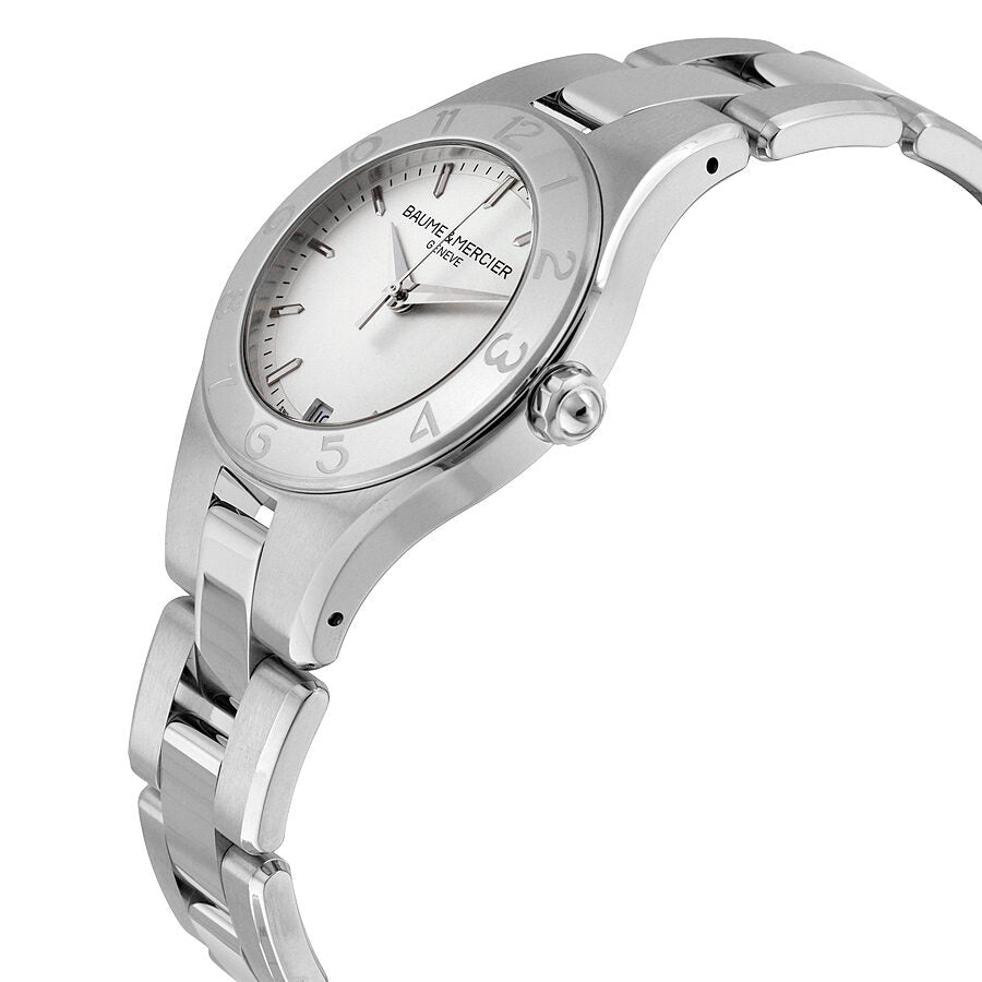 Baume and Mercier Linea Reloj de mujer de acero inoxidable con