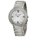 Baume and Mercier Promesse Silver Dial Stainless Steel Ladies Watch #10199 - Watches of America