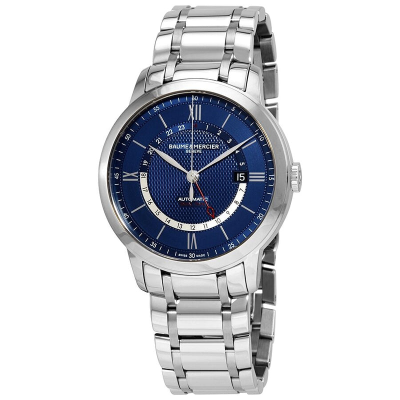 Baume et Mercier Classima Automatic Blue Dial Men's Watch #10483 - Watches of America