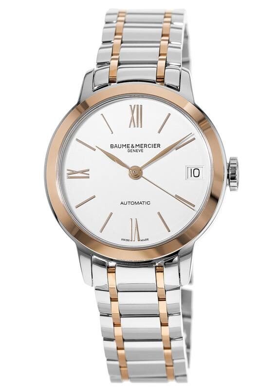 Baume et Mercier Classima Automatic Silver Dial Ladies Watch #10315 - Watches of America