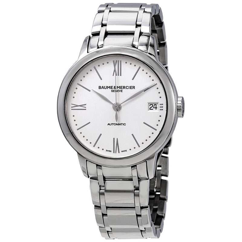 Baume et Mercier Classima Automatic Silver Dial Ladies Watch #10495 - Watches of America