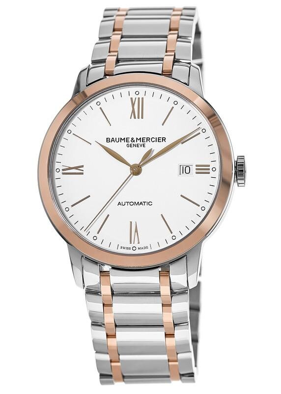 Baume et Mercier Classima Automatic Silver Dial Men's Watch #10314 - Watches of America