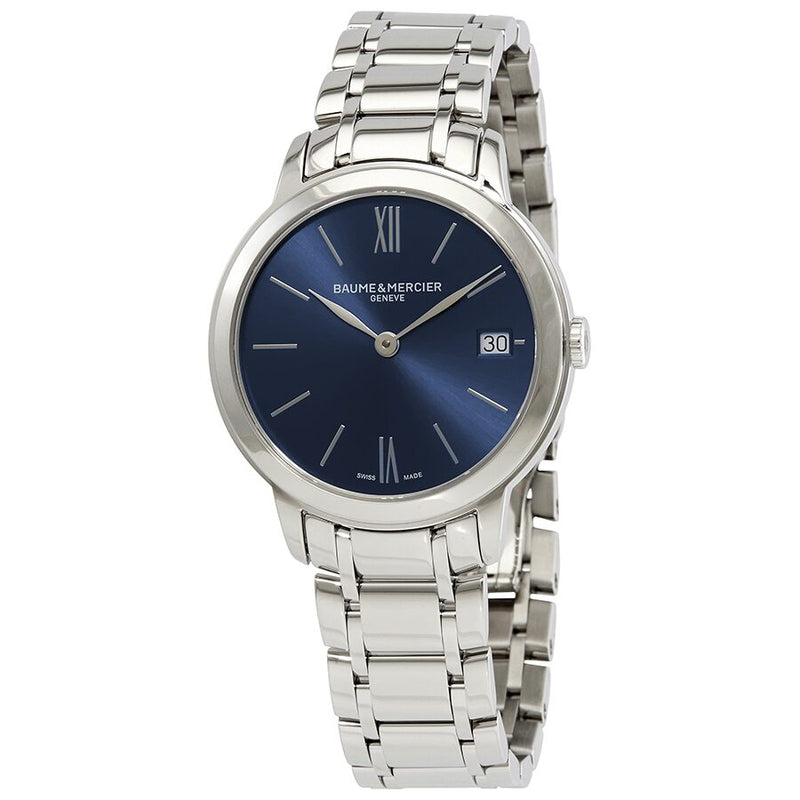 Baume et Mercier Classima Quartz Blue Dial Ladies Watch #10477 - Watches of America