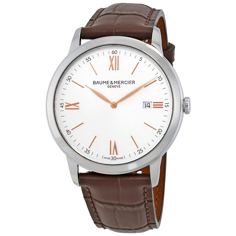 Baume et Mercier Classima Silver Dial 42mm Men's Watch #10415 - Watches of America
