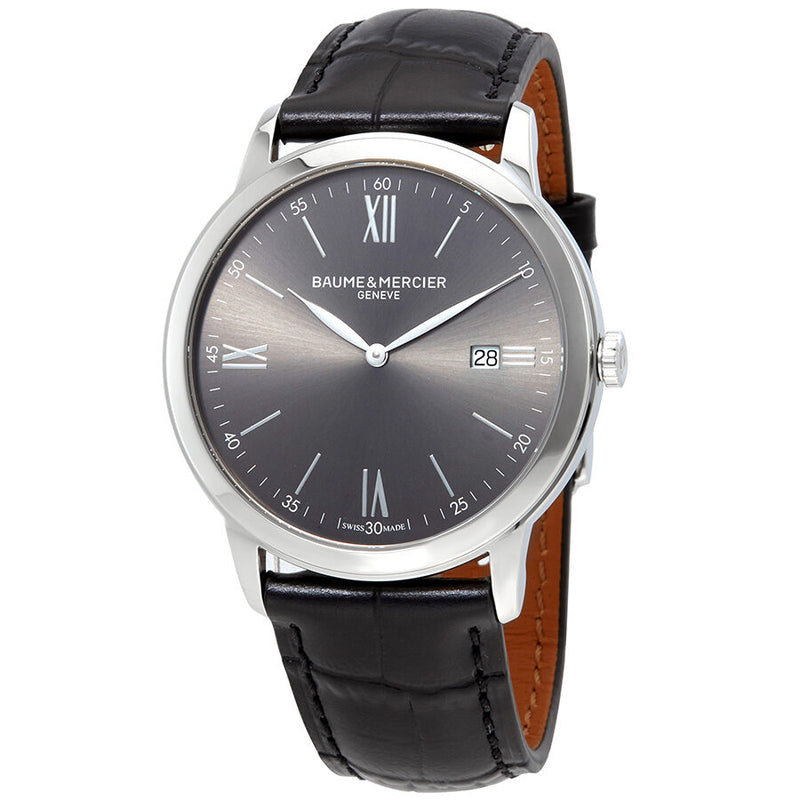 Baume et Mercier Classima Slate Gray Dial 42mm Men's Watch #10416 - Watches of America