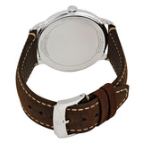 Baume et Mercier Classima White Dial Brown Leather Men's Watch #10389 - Watches of America #3