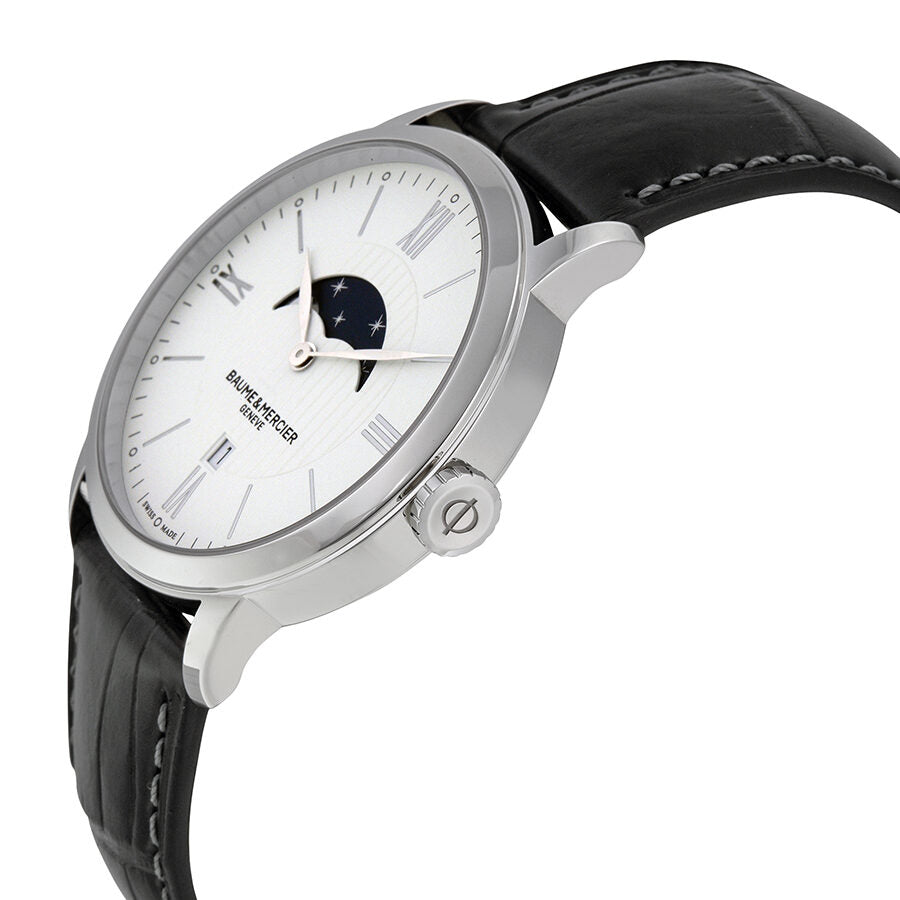 Baume et Mercier Classima White Dial Moonphase Men s Watch 10219