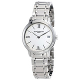 Baume et Mercier Classima White Dial Ladies Watch MOA10356#M0A10356 - Watches of America