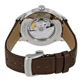 Baume et Mercier Clifton Automatic Silver Dial Brown Leather Men's Watch #10139 - Watches of America #3