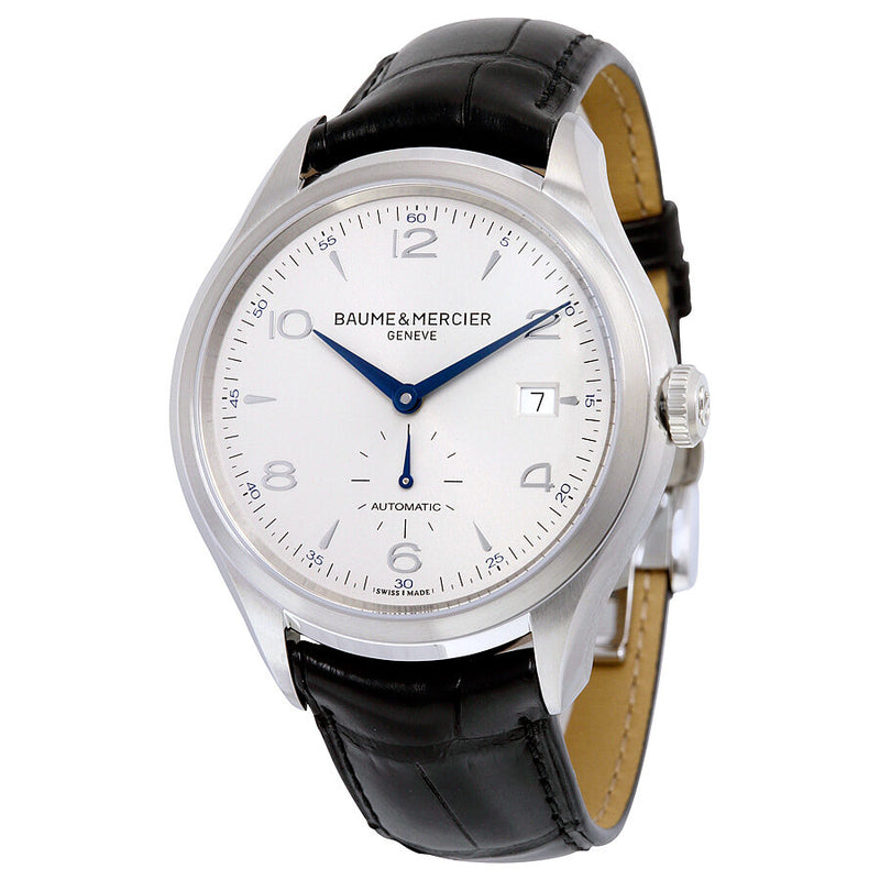 Baume et Mercier Clifton Automatic Silver Dial Men's Watch #A10052 - Watches of America