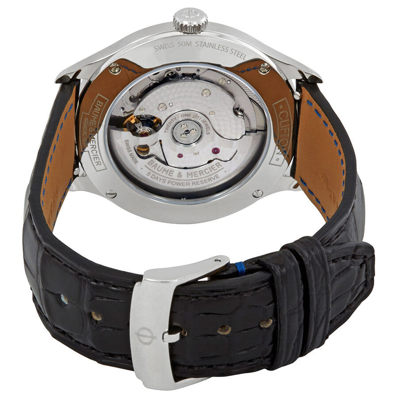 Baume et Mercier Clifton Baumatic Automatic Black Dial Men's Watch #10399 - Watches of America #3