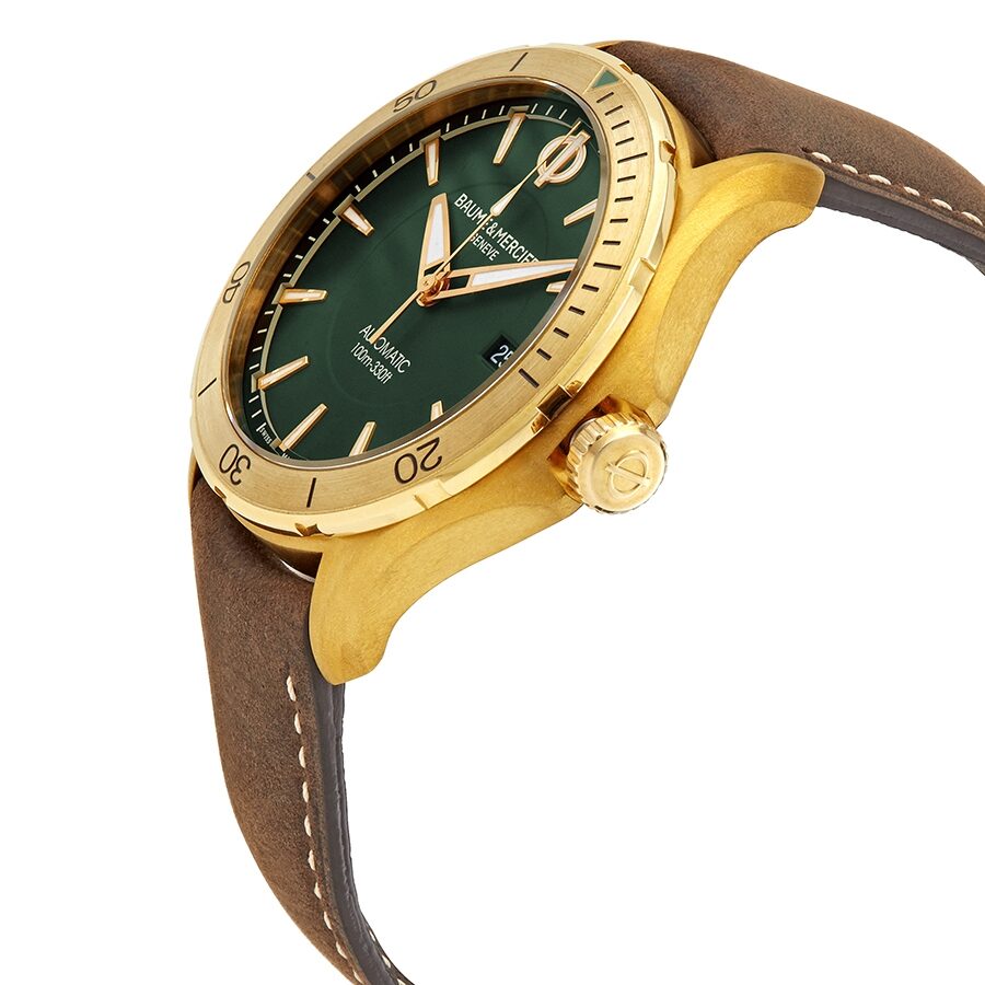 Baume et Mercier Clifton Club Bronze Automatic Green Dial Men s