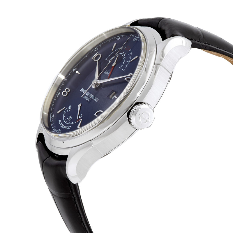 Baume et Mercier Clifton GMT Automatic Power Reserve Blue Dial Men's Watch #10422 - Watches of America #2