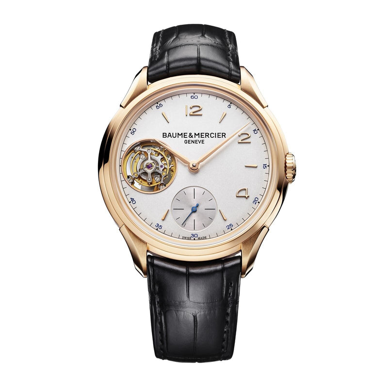 Baume et Mercier Clifton Tourbillon 18Kt Rose Gold Men's Watch #10143 - Watches of America