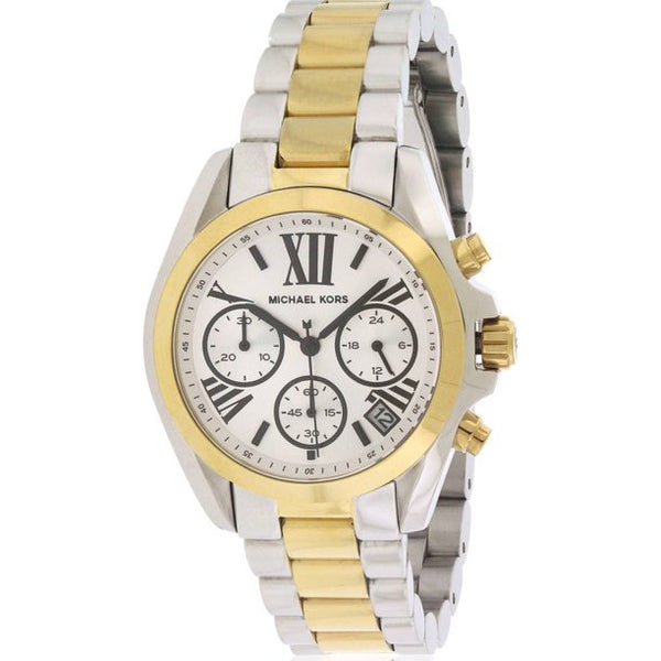 Michael Kors Bradshaw Chronograph Silver Dial Ladies Watch  MK5912 - Watches of America
