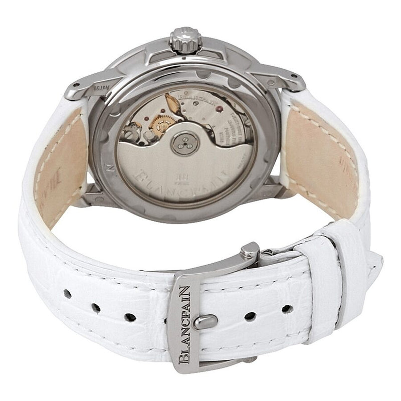 Blancpain Ultra-Plate 18 Carat White Gold Automatic Ladies Watch #3300Z-3544-55B - Watches of America