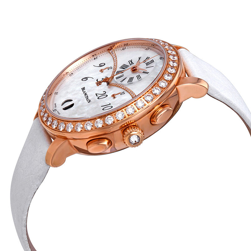 Blancpain Chronograph Flyback Grande Date 18kt Rose Gold Diamond Ladies Watch #3626-2954-58A - Watches of America #2