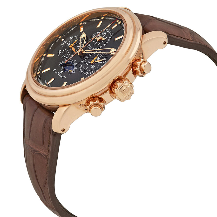 Blancpain Leman Perpetual 18kt Rose Gold Flyback Chrono Automatic