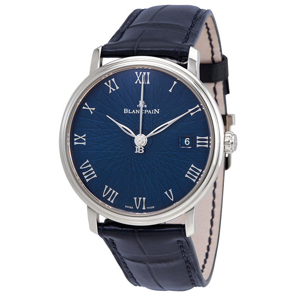 Blancpain Villeret Ultra Slim Blue Dial Men s Watch 6223C 1529 55A Watches of America