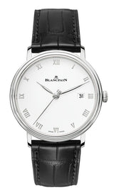 Blancpain Villeret Ultraplate Automatic White Dial Men's Watch #6224 1127 55B - Watches of America