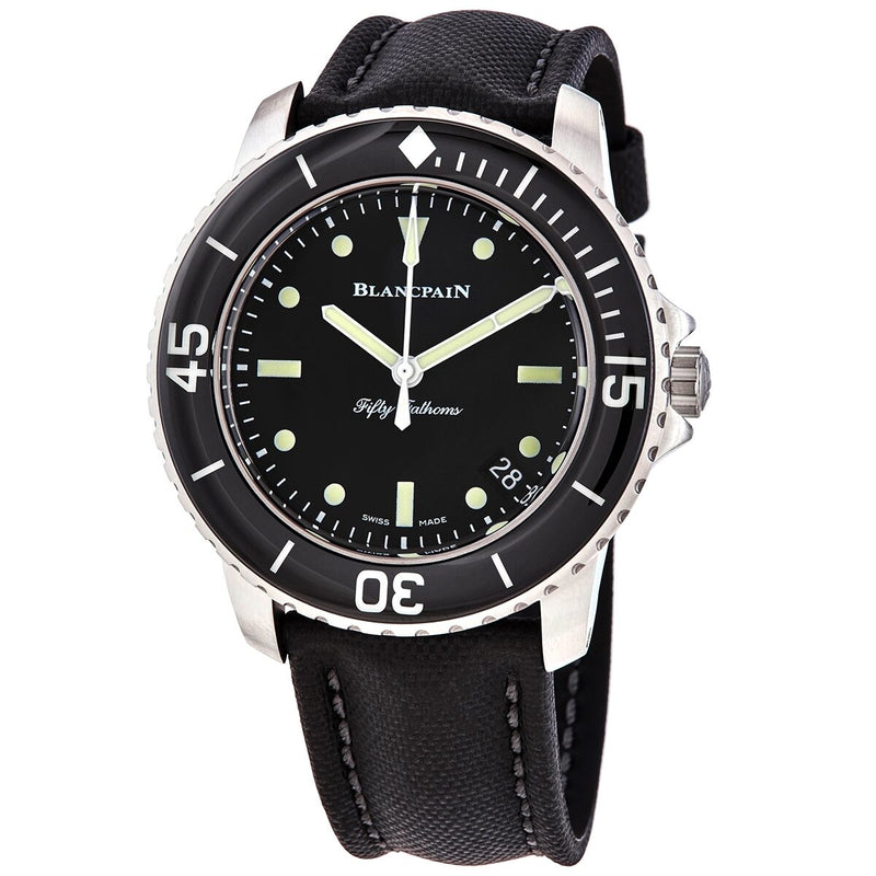 BlancpainFifty Fathoms Limited Edition Automatic Black Dial Men's Watch #5015E 1130 B52A - Watches of America