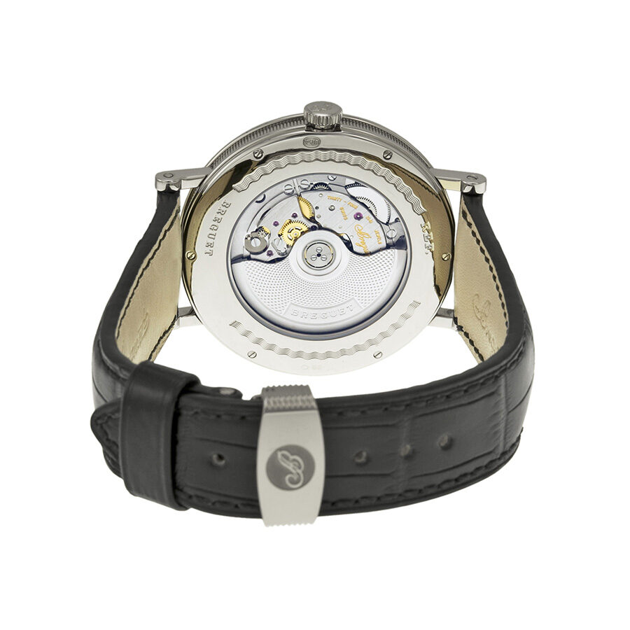 Breguet Classique Automatic Ultra Slim Silver Dial Black Leather