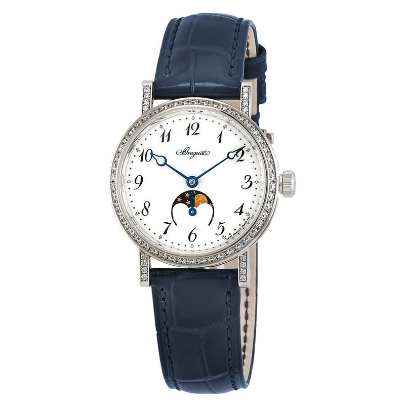 Breguet Classique Automatic White Dial Ladies Diamond Watch #9088BB/29/964/DD0D - Watches of America
