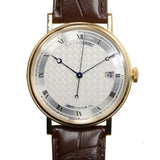 Breguet Classique Silver Dial Brown Leather Men's Watch #5177ba/12/9v6 - Watches of America #2