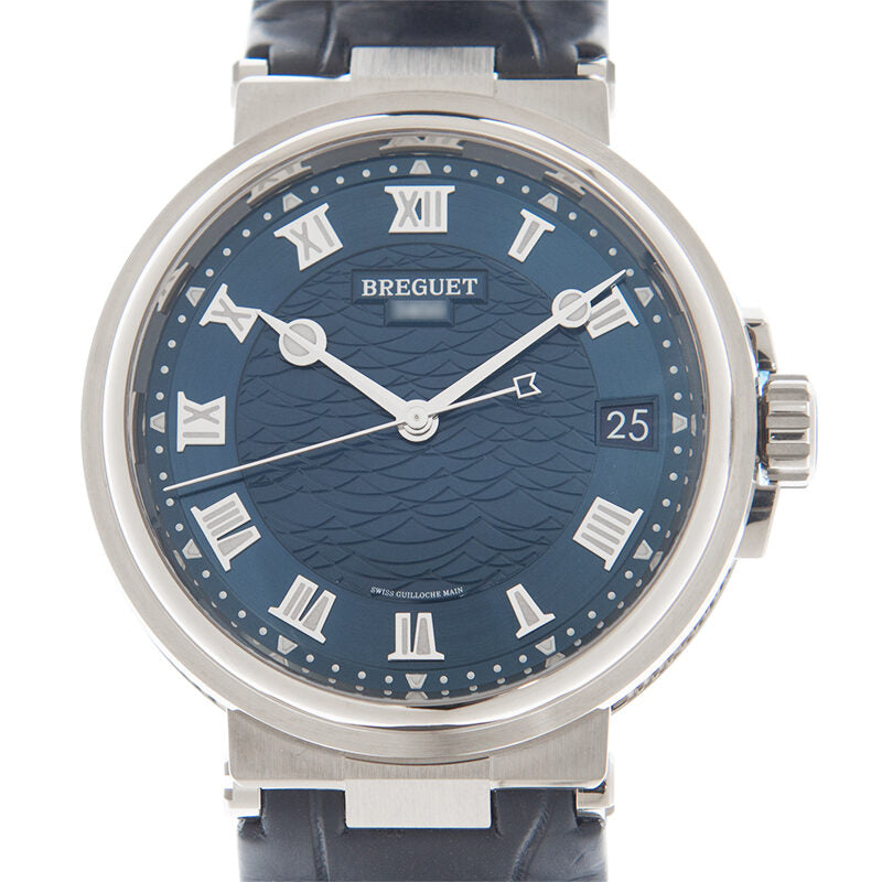 Breguet MARINE Automatic Blue Dial Men's Watch #5517BB/Y2/9ZU - Watches of America