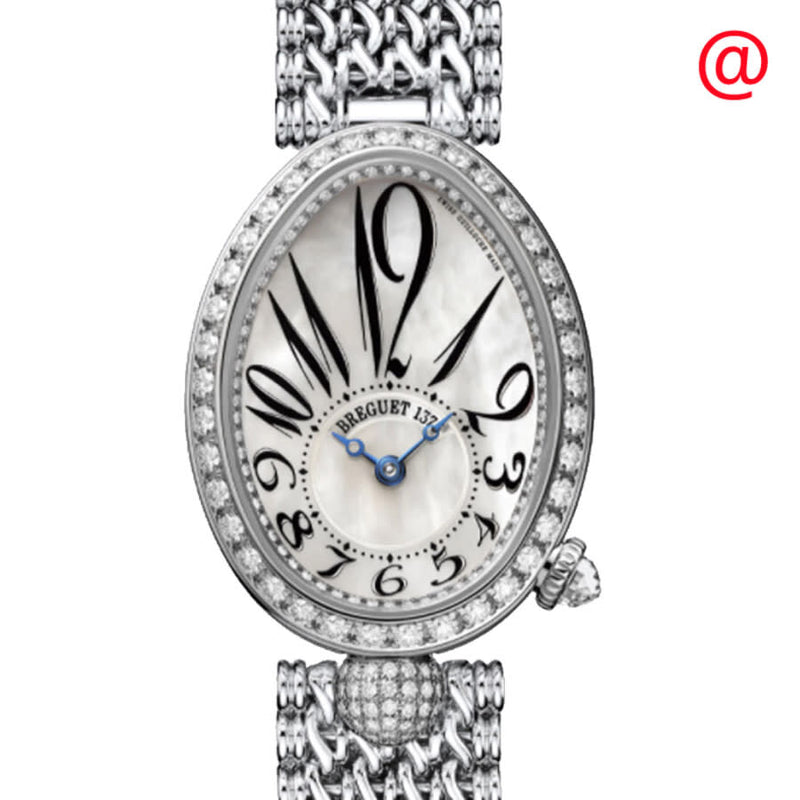 Breguet Reine de Naples Automatic Diamond Ladies Watch #8928BB/5W/J20.DD00 - Watches of America