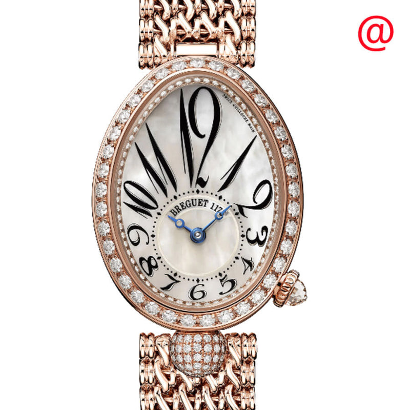 Breguet Reine de Naples Automatic Diamond Ladies Watch #8928BR/5W/J20.DD00 - Watches of America
