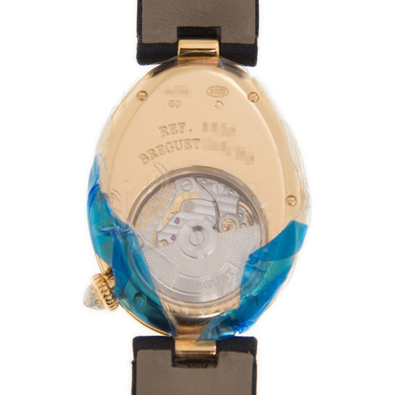 Breguet Reine de Naples Diamond Pave Dial Black Satin Ladies Watch 8928BA8D844DD0D#8928BA/8D/844.DD0D - Watches of America #4