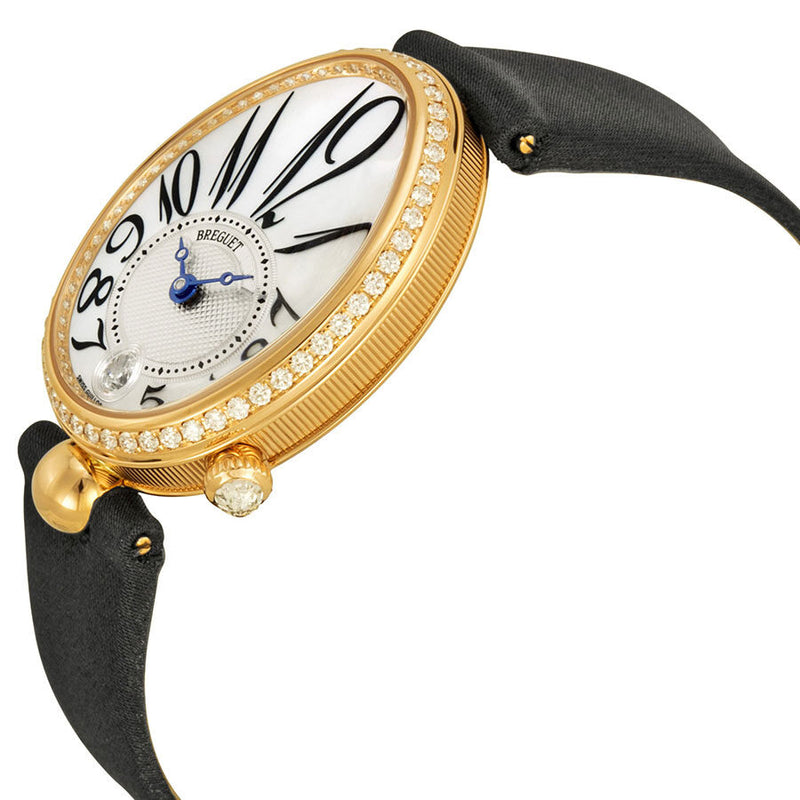 Breguet Reine de Naples Mother of Pearl Dial 18kt Rose Gold Black Ladies Diamond Watch 8918BR58864D00D#8918BR/58/864.D00D - Watches of America #2