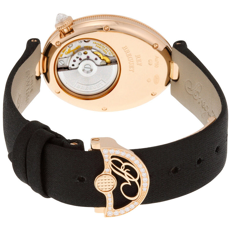 Breguet Reine de Naples Mother of Pearl Dial 18kt Rose Gold Black