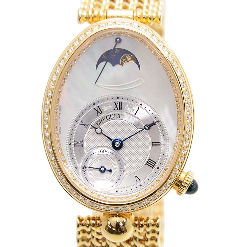Breguet Reine de Naples Power Reserve Automatic Diamond Ladies Watch #8908BA/52/J20.D000 - Watches of America