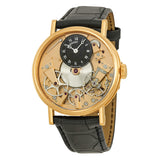 Breguet Tradition Automatic Skeleton Dial 18kt Rose Gold Men's Watch #7027BRR99V6 - Watches of America