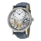 Breguet Tradition Skeleton Dial 18 kt White Gold Men's Watch #7057BB/11/9W6 - Watches of America