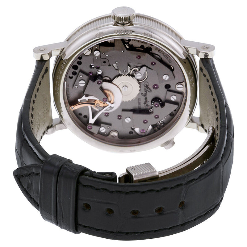 Breguet Tradition 18kt White Gold GMT Manual Silver Skeleton Dial