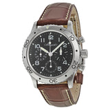 Breguet Type XX Aeronavale Automatic Chronograph Black Dial Brown Leather Men's Watch 3800ST929W6#3800ST/92/9W6 - Watches of America