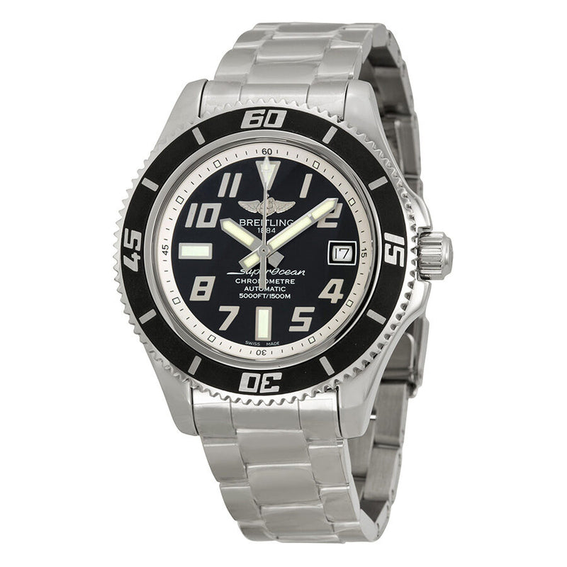 Breitling Aeromarine Superocean Black Dial Men's Watch A1736402-BA29SS#A1736402-BA29-161A - Watches of America
