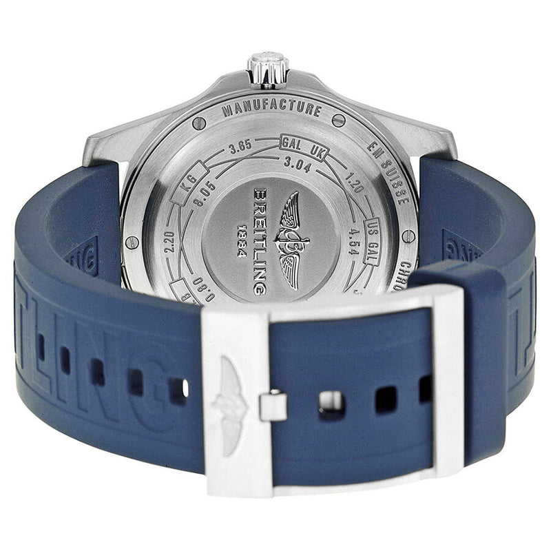 Breitling Aerospace Blue Dial Blue Rubber Men's Watch E7936310-C869BLPT #E7936310-C869-145S-A20SS - Watches of America #3