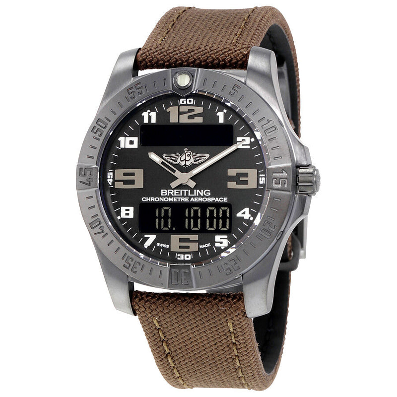 Breitling Aerospace Evo Night Mission Black Dial Titanium Men's Watch V7936310-BD60BRFD#V7936310-BD60-108W-M20DSA.1 - Watches of America