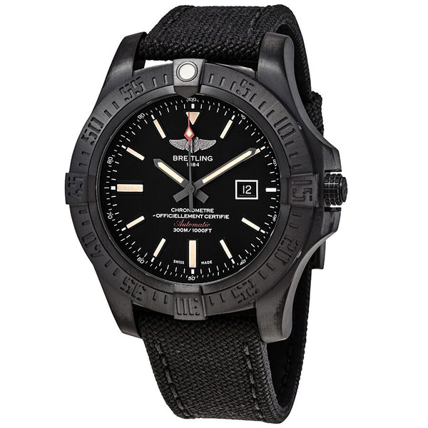 Breitling Avenger Blackbird Automatic Black Dial Men's Watch #V17310101B1W1 - Watches of America