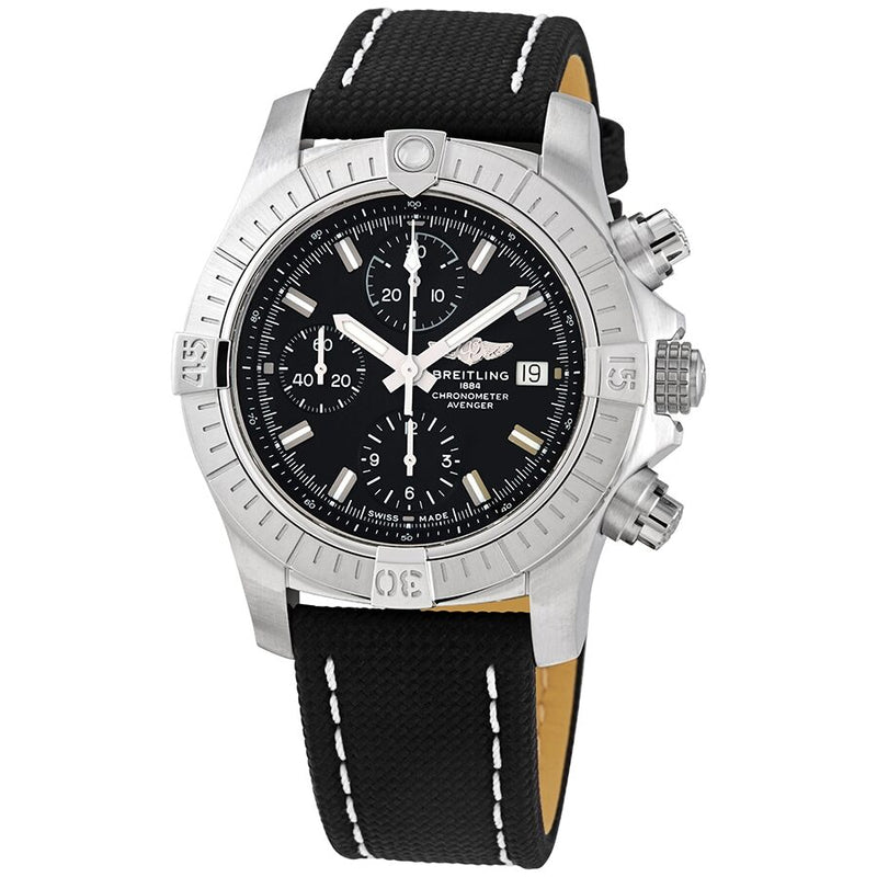 Breitling Avenger Chronograph Automatic Black Dial Men's Watch #A13385101B1X1 - Watches of America