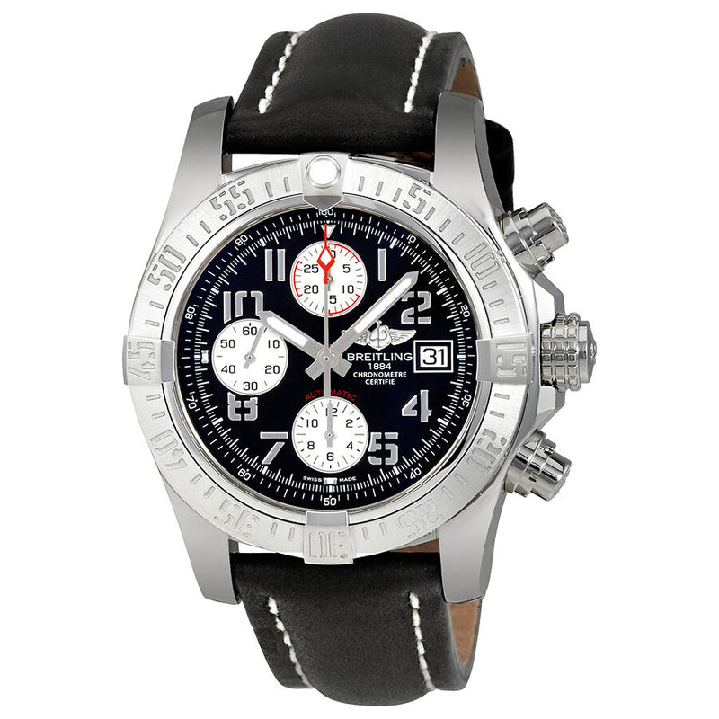 Breitling Avenger II Automatic Black Dial Men's Watch A1338111/BC33BKLT#A1338111/BC33-435X-A20BA.1 - Watches of America