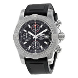 Breitling Avenger II Automatic Chronograph Black Dial Black Rubber Men's Watch A1338111-BC32BKPT#A1338111-BC32-131S-A20S.1 - Watches of America