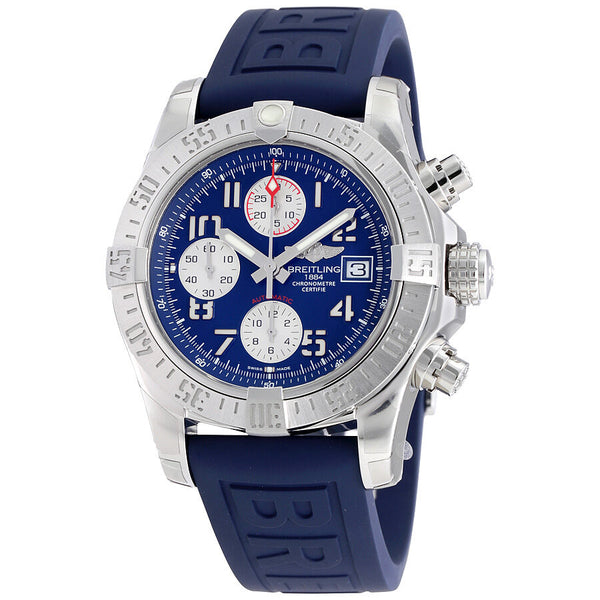 Breitling Avenger II Automatic Chronograph Blue Dial Men's Watch A1338111/C870BLPT3#A1338111-C870-158S-A20S.1 - Watches of America
